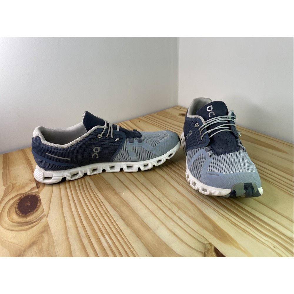 ON Cloud 5 Fuse Storm Chambray 68.98807 Men's Size 11.5 Running Shoes Blue